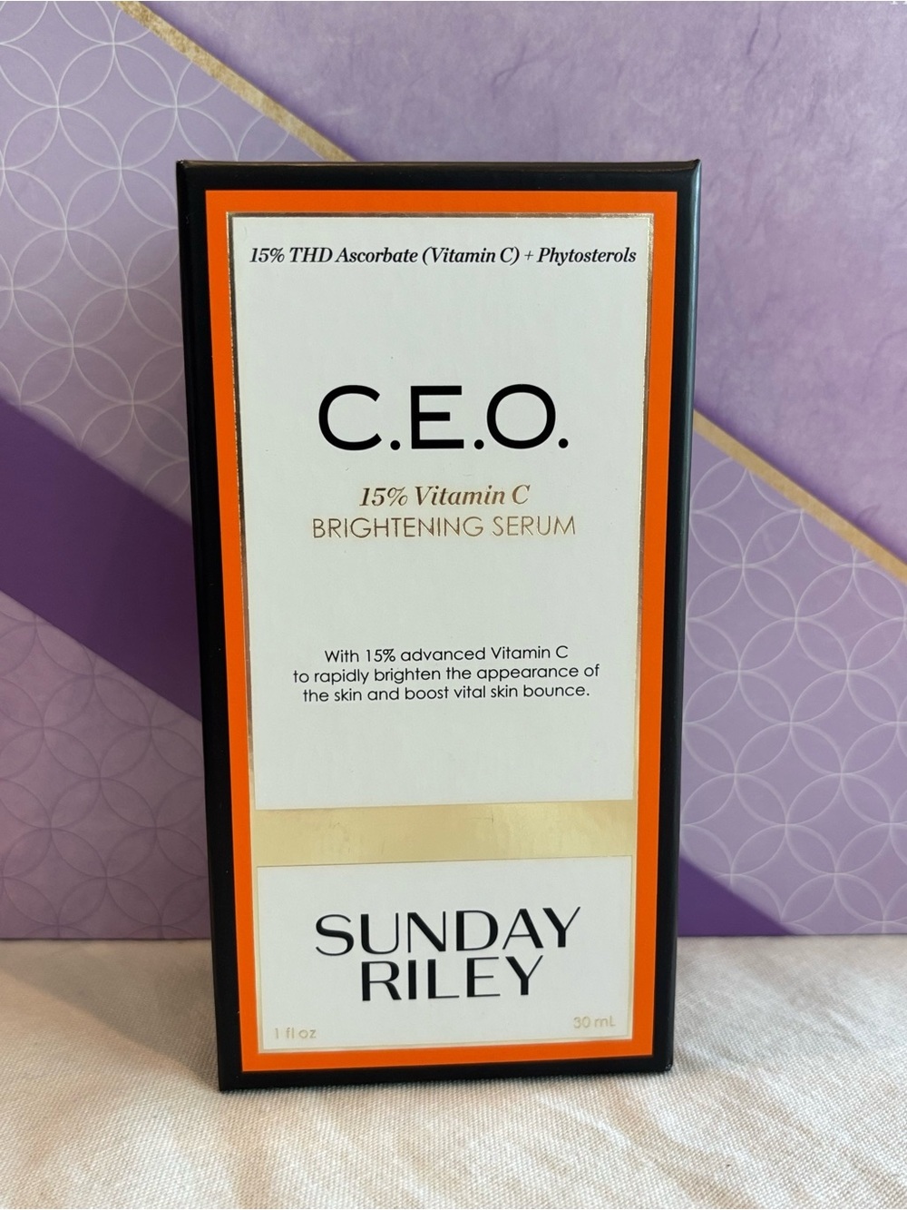 Sunday Riley C.E.O. 15% Vitamin C Brightening Serum 1 oz New In Box